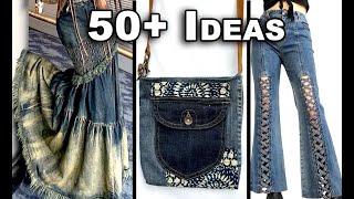 50+ Mind-Blowing Ways to Upcycle Old Jeans - Which is YOUR Favorite?