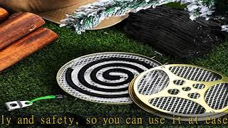 Mosquito Coil Holder Sandalwood Coil Holder Portable Sandalwood Incense Burner Metal Incense Repell