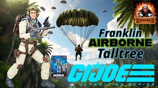 G. I. Joe Classified Franklin "AIRBORNE" Talltree - Action figure Unboxing and Review