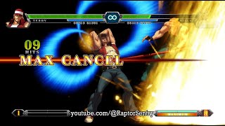 KOF XIII Global Match Terry 100% TOD Overkill Combo (Stage Positioning Dependent)