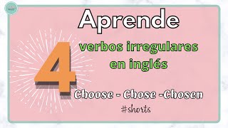 Verbos irregulares en inglés #shorts