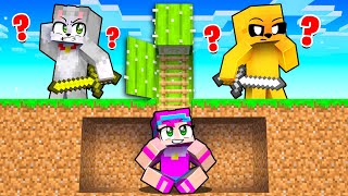 Hice Trampas con BASES SECRETAS en 2 CAZADORES vs CORREDOR 😱🔪 Minecraft