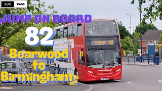 🚌🌆 Route 82: Bearwood to Birmingham | Urban Transit Adventure 🚍