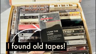 I Found OLD Cassette Tapes In My Garage! Unboxing Rares 1 - Vlog