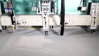 Richpeace Heating Wire Laying Sewing Machine with Automatic Laser Cutting For Self-heating Garment