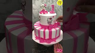 Hello kitty theme cake #shorts