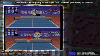 Doraemon Excite Ping-Pong for the Super TV-PC (c)2006 Epoch/SSD SuperXaviX hardware (no controls)