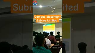 Campus Placement by Subros Limited in Integral University Lucknow||#shorts #viral