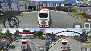 Bus pariwisata update terbaru tujuan Solo dari Semarang - Bus Simulator Indonesia