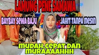 DIY LAMUNG PENE adat Sumbawa//jahit dengan tangan//no mesin jahit