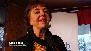 Lanzamiento guía Pistas para cubrir la implementación del acuerdo de paz, entrevista Olga Behar.