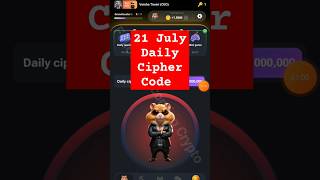 21 july hamster daily cipher code | today's  hamster Kombat daily morse code 21 july