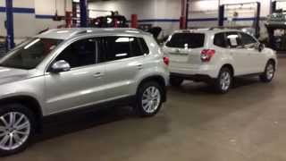 Subaru Forester Premium vs Volkswagen Tiguan SE 4Motion