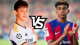 Arda Guler vs Lamine yamal (attacking, mentality, movement, skills and power