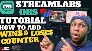 Streamlabs OBS Tutorial on Mac ( NEW 2021 ) How to Add Win Counter | CRAYTON TV