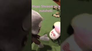 Zombie VS Hypo Shroom be like: #meme #plush #nutshell #plantsvszombies