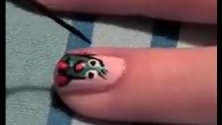 Perry The Platypus Nail Tutorial