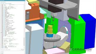 OKUMA MU 8000VL 5-axis Milling with Turning & NX CAM Postprocessor