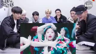 BTS Reaction to G-IDLE (HWAA) MV