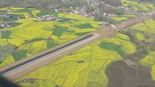 Srinagar airport landing-Journey to Kashmir, the heaven on earth start now| view from Sky