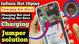 infinix hot 10 play charging not save // Charging Not Stock Infinix hot 10 play // Charging jumper