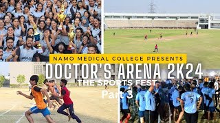 Doctor's Arena =Sports week|Part 3| Govt Medical College Silvasaa #mbbs #sports #collegefest #neet