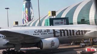 Dubai Int'l Airport with Take-off