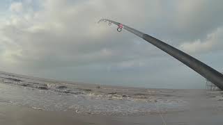 fishing blackpool low water north pier february