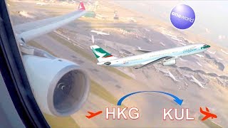 ✈︎ FULL FLIGHT ✈︎ Cathay Pacific / DRAGON AIR || Airbus A330 to Kuala Lumpur