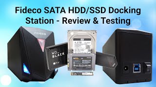 Fideco USB3 SATA HDD Docking Station test and review