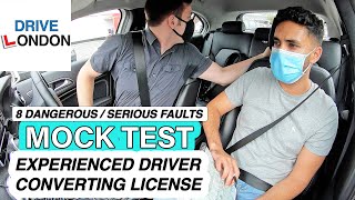 8 Dangerous / Serious Faults | Experienced Driver Needs to Convert License | UK Driving Test