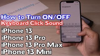 How to Turn ON/OFF Keyboard Click Sound: iPhone 13 / iPhone 13 Pro/ iPhone 13 Pro Max/iPhone 13 Mini