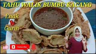 RESEP DAN CARA MEMBUAT TAHU WALIK BUMBU KACANG