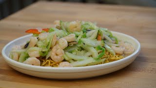 Pan fried noodles with shrimp Vol. 49