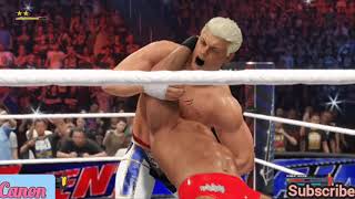 WWE Cody Rhodes Vs Robert Rhoode In WWE 2k24 Gameplay