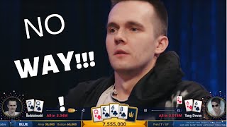 3 CRAZY poker hands with QUADS!!