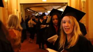 Dad Looking for Nick at Graduation