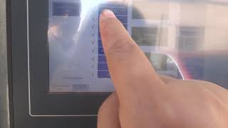 touch screen operation of 360 automatic car washing