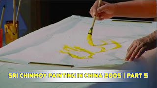 Sri Chinmoy painting in China | Part 5/10