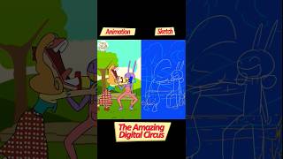 #poppyplaytimechapter3 VS #theamazingdigitalcircus ANIMATION & SKETCH | Tigress Games Animation