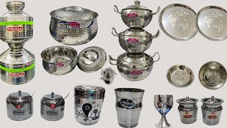 Beautiful Imported Indian Crockery At HAKIMI STEEL Unique Fancy Heavy Products