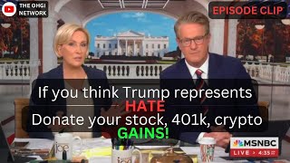 If Trump represents hate… should you donate the financial gains you made based on him winning?