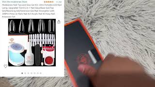 Vlogmas Day 6 2021| Amazon Haul | Nail Edition| Gelx dupe|Alicia Williams