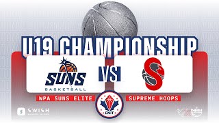 NPH CNIT WPA SUNS ELITE vs SUPREME - U19 CHAMPIONSHIP