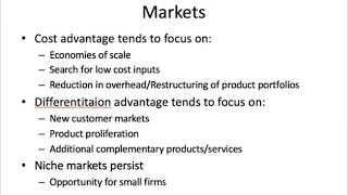 Industry Evolution 3  Mature and Declining Industries