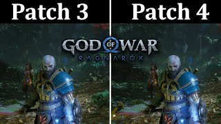 God of War Ragnarok PC Patch 3 VS Patch 4 Performance Comparison