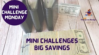 MINI CHALLEGES BIG SAVINGS MONDAY  ||  LOW INCOME CHALLENGE  ||  LET'S SEE HOW MUCH I SAVED TODAY!