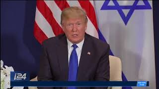 Donald Trump menace à nouveau les Palestiniens .