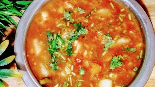 बिना तेल मसाले के आलू टमाटर की सब्जी कैसे बनाएं  zero oil zero masala sabji recipe | vrat ki recipe