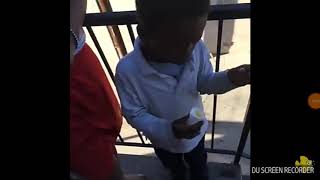 Dad slaps icecream out of kids hand lol